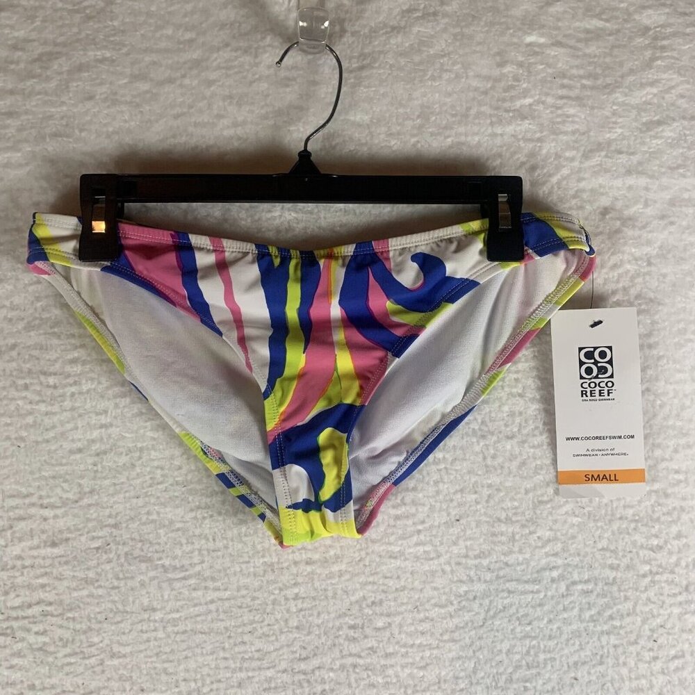 Coco Reef Bikini Bottoms Women's Small Multicolor Tie Dye Classic Fit S9468